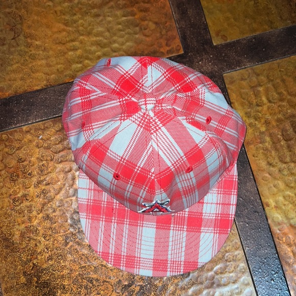Angels 50th Anniversary 2011 MLB Plaid Flat-bill Baseball Cap Chronic Tacos - Picture 8 of 9